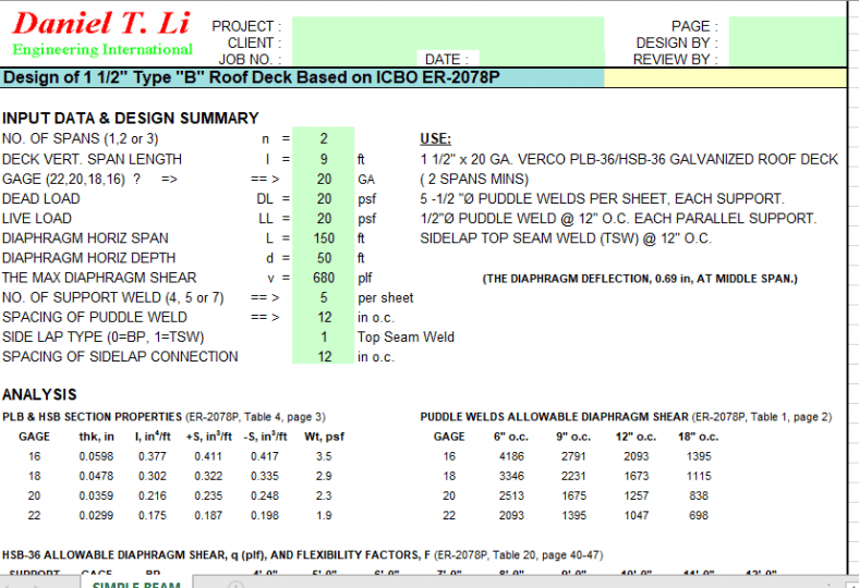 design-of-roof-deck-based-on-icbo-er-2078p-excel-sheets